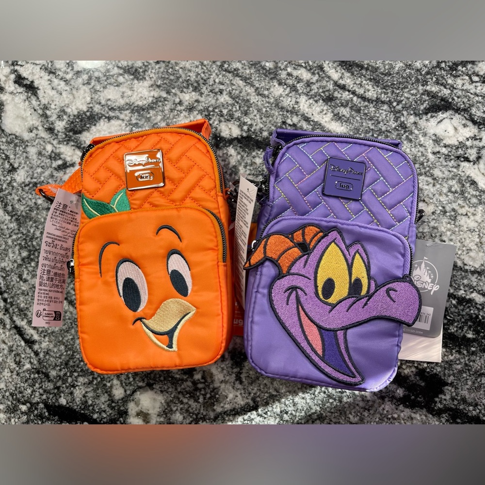Disney Lug Figment and Orange Bird Bags Festivals bundle